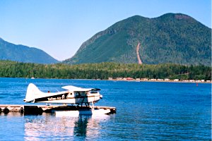 Tofino float plane dock