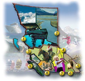 BC Canoe & Kayak destinations