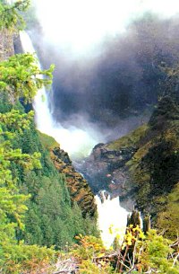 Waterfall in Wells Gray Park 